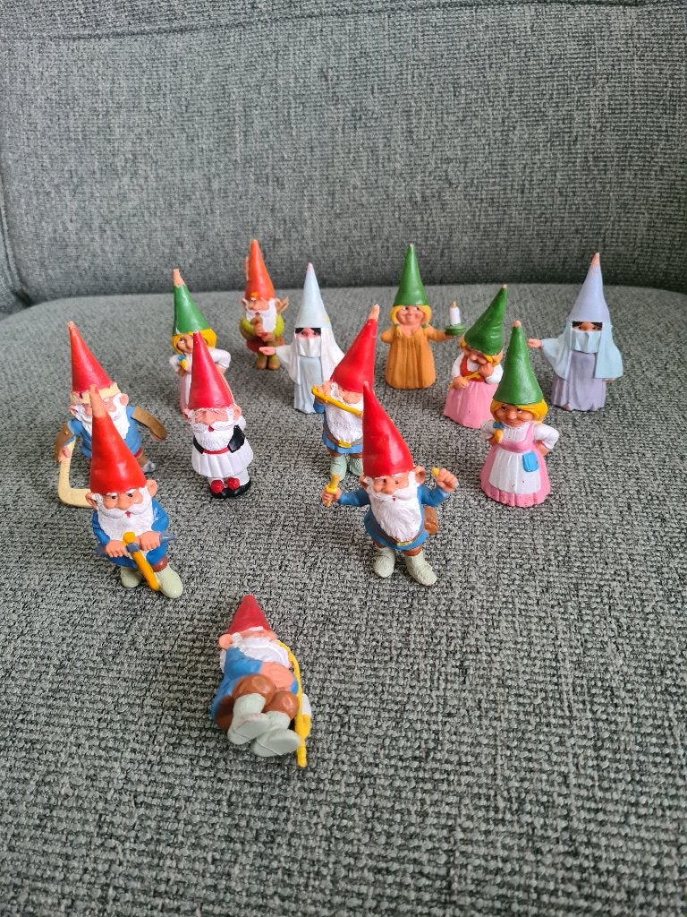 David de kabouter vintage poppetjes 13 stuks b-keuze, Verzamelen, Star toys Barcelona, Gebruikt, Ophalen of Verzenden, Nvt