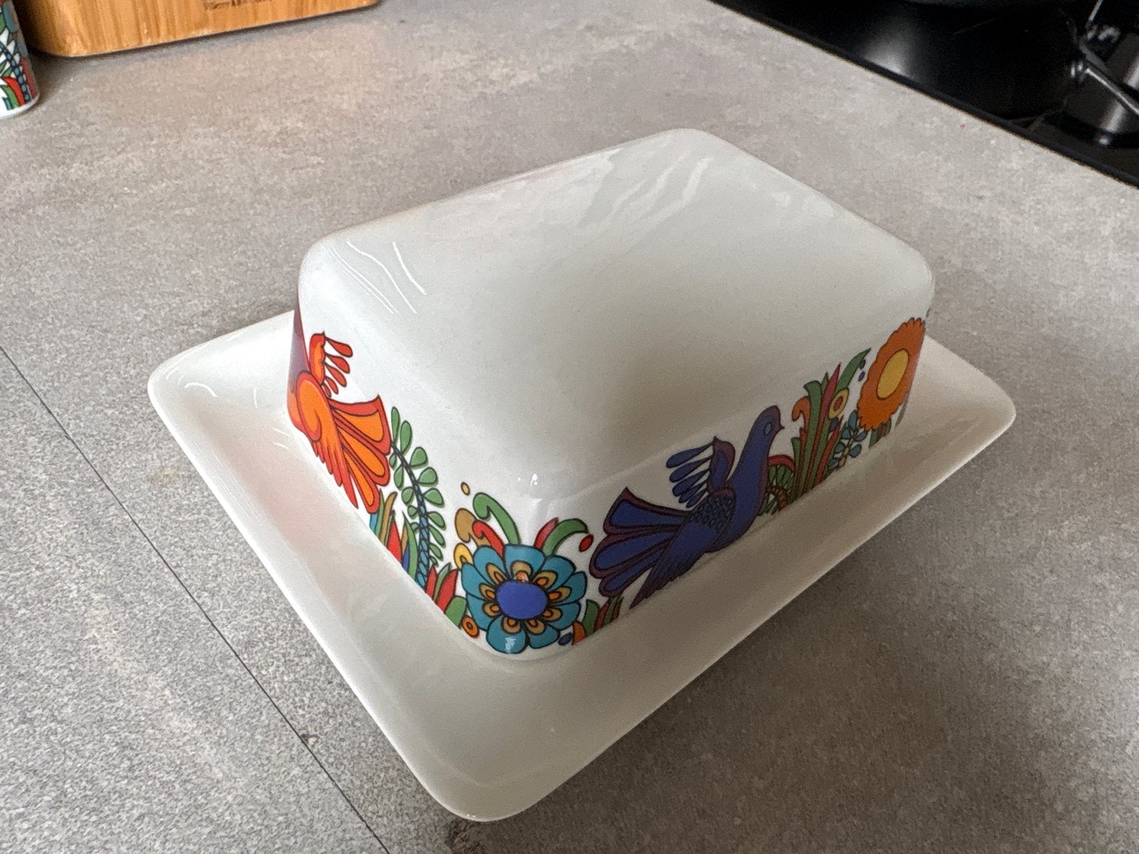 Villeroy & Boch Acapulco botervloot - Vintage design, Huis en Inrichting, Keuken | Servies, Ophalen, Vintage, Zo goed als nieuw