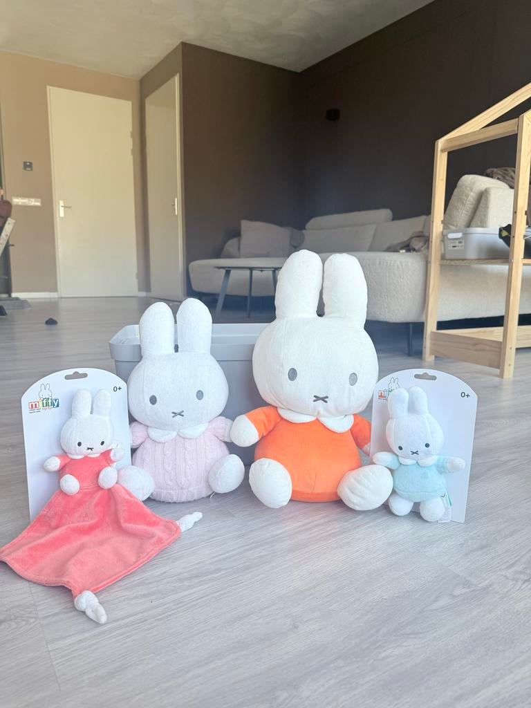 Nijntje knuffels en knuffeldoekje - Nieuw, Ophalen, Overige merken, Nijntje, Met label