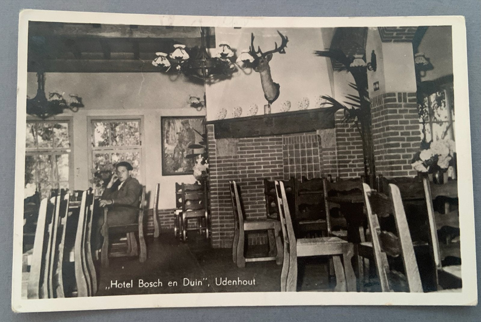 Hotel Bosch en Duin Udenhout, Verzenden, 1940 tot 1960, Gelopen, Noord-Brabant