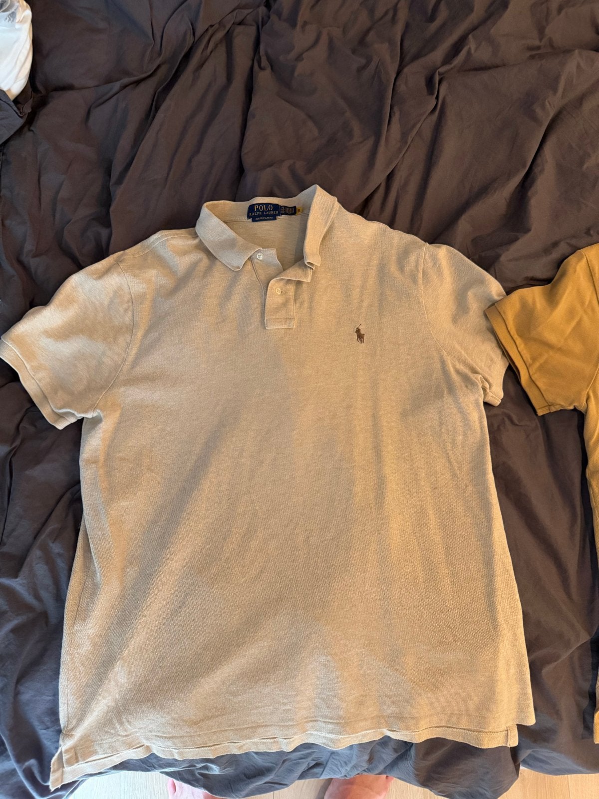(Bundel) Polo Ralph Lauren poloshirts en jas - Maat XL, Ophalen of Verzenden, Gedragen, Maat 56/58 (XL), Beige