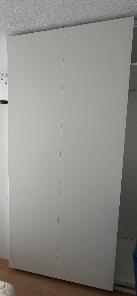 Hasvik Pax schuifdeurset wit 200x236, Huis en Inrichting, Ophalen, Gebruikt, Mat wit, 200 cm of meer
