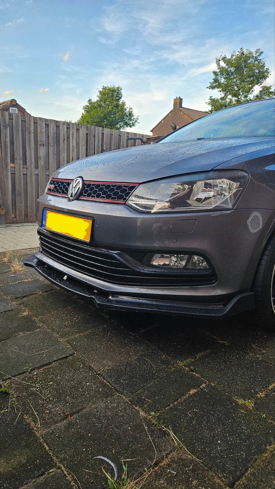 Front splitter lip volkswagen Polo 6R 6C, Ophalen of Verzenden