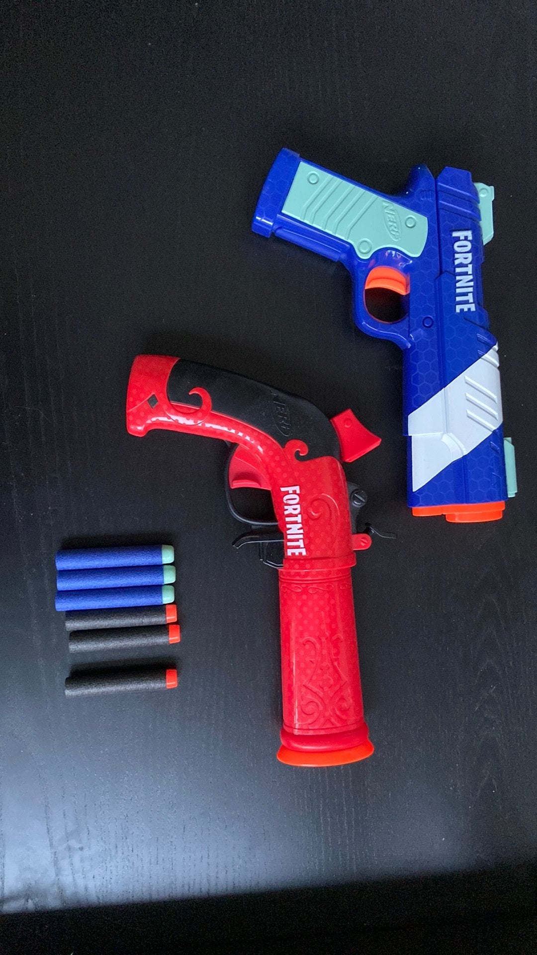 Fortnite nerf pistolen, Ophalen of Verzenden, Zo goed als nieuw