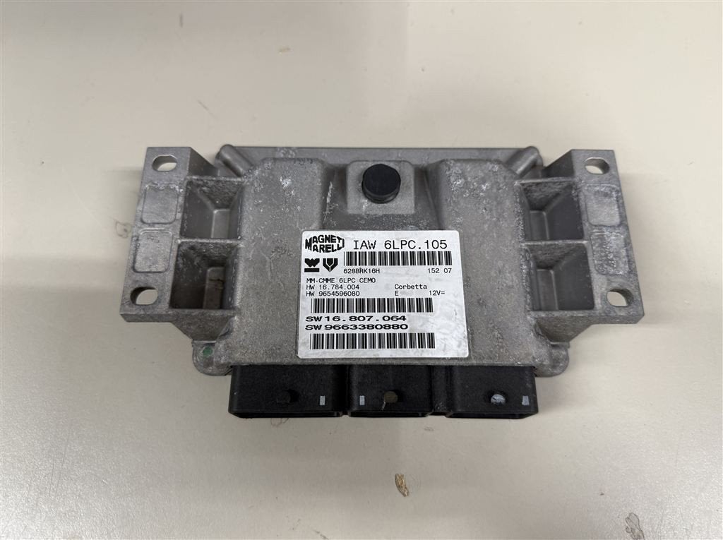 Peugeot 207 1.4 16v ECU IAW6LPC105 IAW 6LPC.105 SW 966338088, Ophalen of Verzenden, Zo goed als nieuw