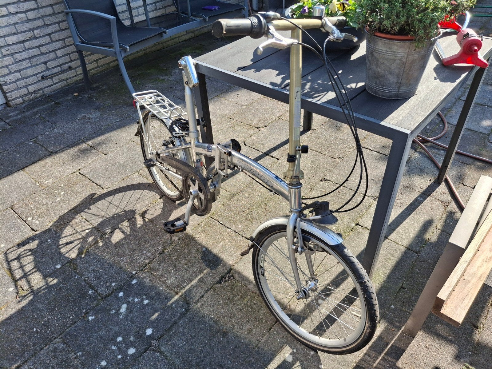 Batavus Contra Versa Vouwfiets -compact & Handig, Ophalen, 20 inch of meer, Gebruikt, Velgrem