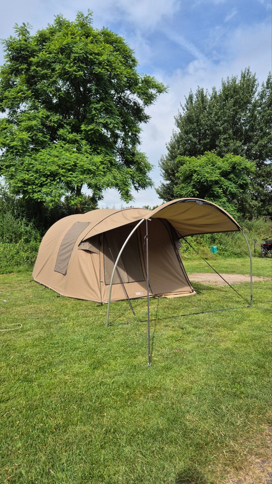 Tent Falko Buizerd 3000 beige, Ophalen, Zo goed als nieuw, Tot en met 4