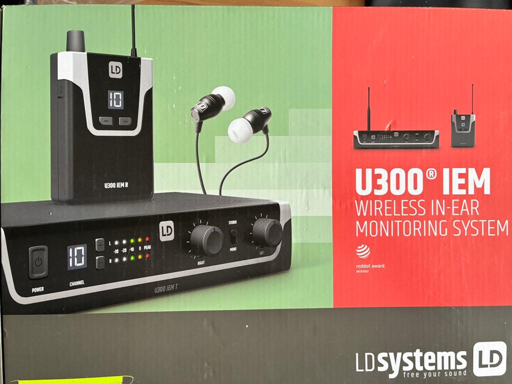In ear systeem LD Systems wireless monitor system, Muziek en Instrumenten, Ophalen of Verzenden, Zo goed als nieuw