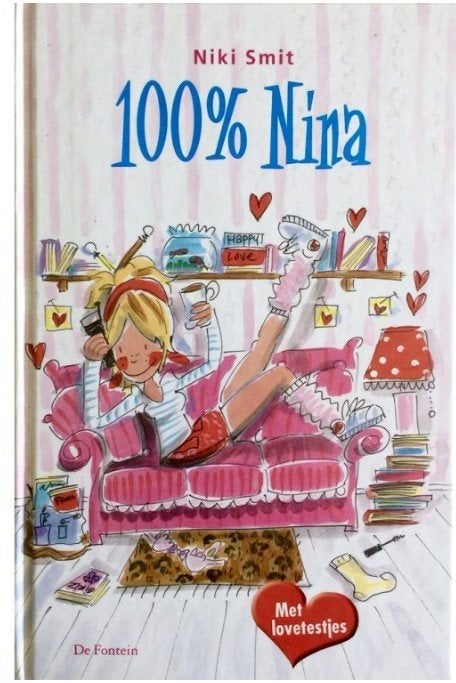 100 % Nina – Niki Smit Meisjesboek Hardcover, Gelezen, Niki Smit, Ophalen of Verzenden, Fictie