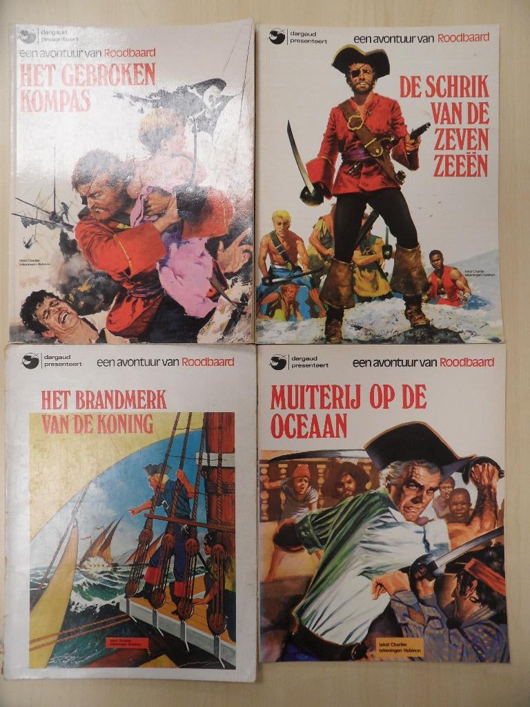 Serie Roodbaard., Boeken, Stripboeken, Complete serie of reeks, Ophalen of Verzenden, Gelezen