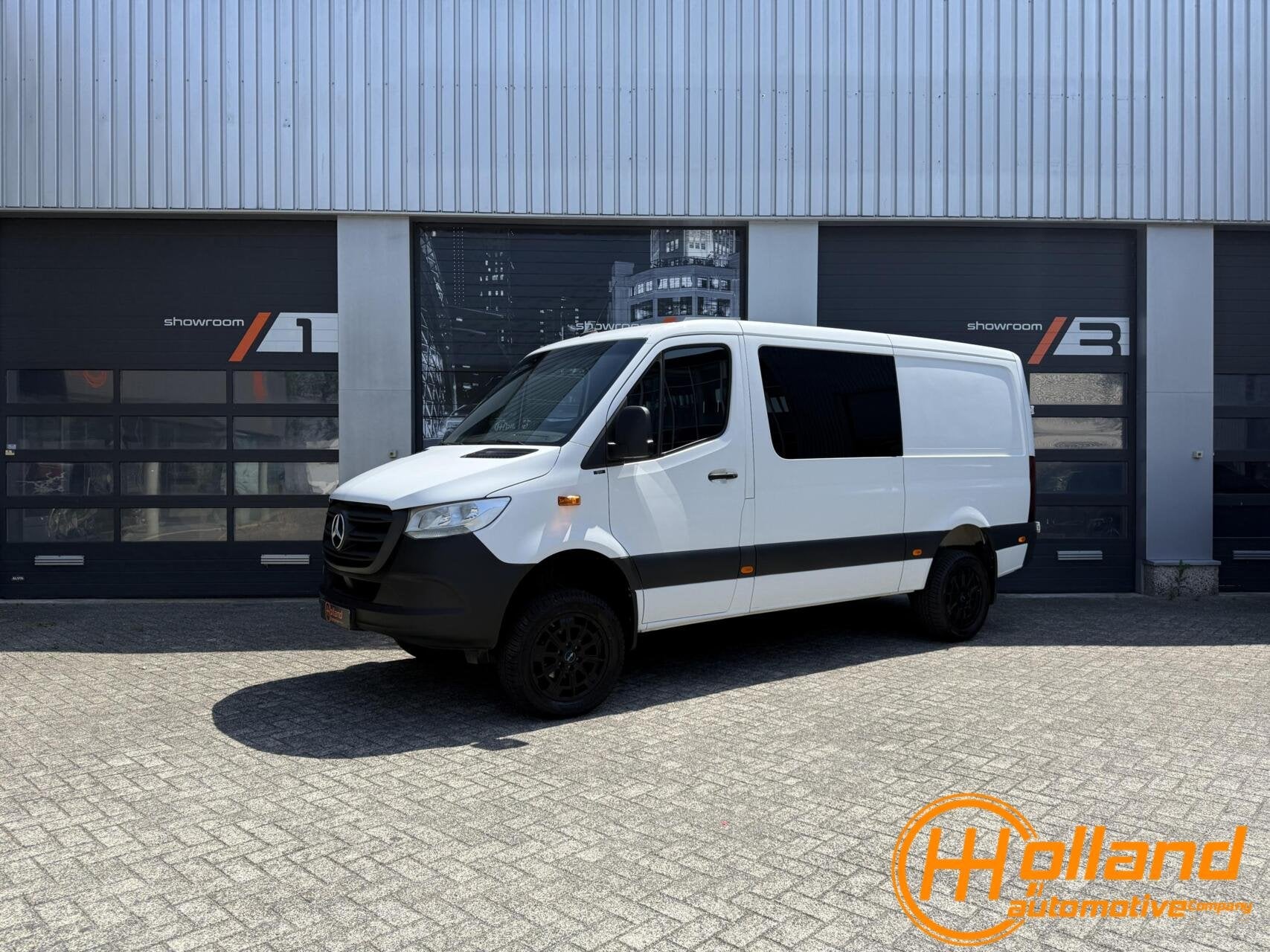 Mercedes Sprinter bestel 316 2.2 CDI L2H1 DC 4X4!, Auto's, Bestelauto's, Gebruikt, 4 cilinders, Met garantie (alle), Mercedes-Benz