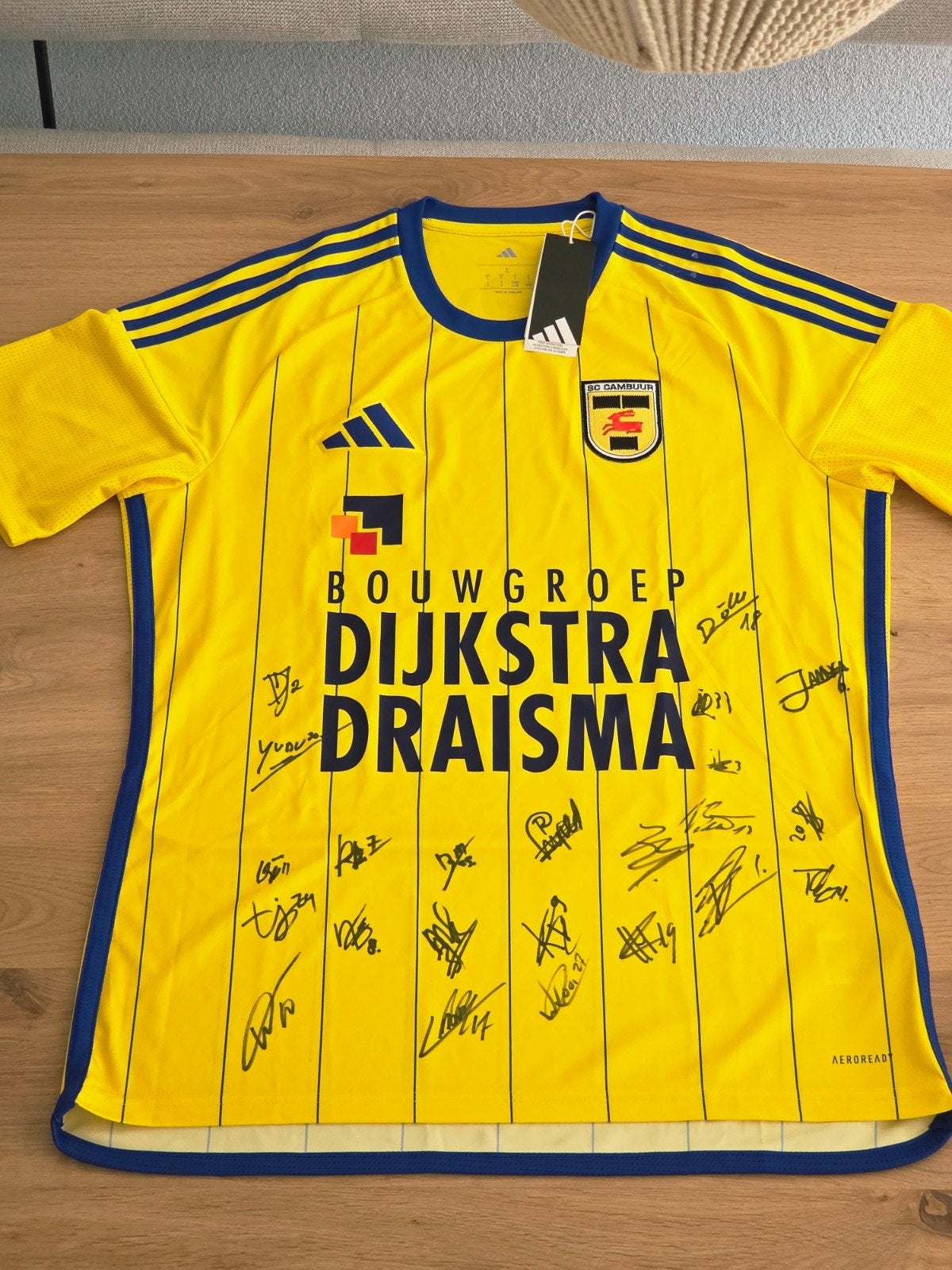 SC Cambuur Thuisshirt 2025/2026 - Gesigneerd door selectie, Maat L, Ophalen of Verzenden, Nieuw, Shirt