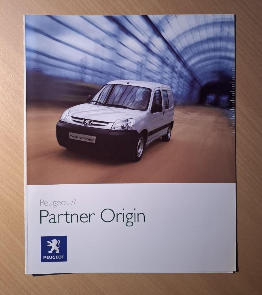 Peugeot Partner Origin bestel brochure (2008), Verzenden, Nieuw, Peugeot