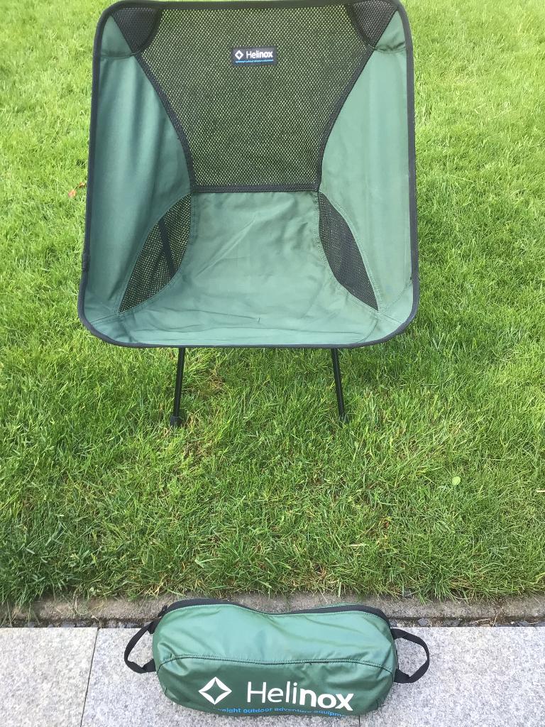 Kampeer camping stoeltje Helinox Chair one, Caravans en Kamperen, Ophalen, Zo goed als nieuw, Campingstoel