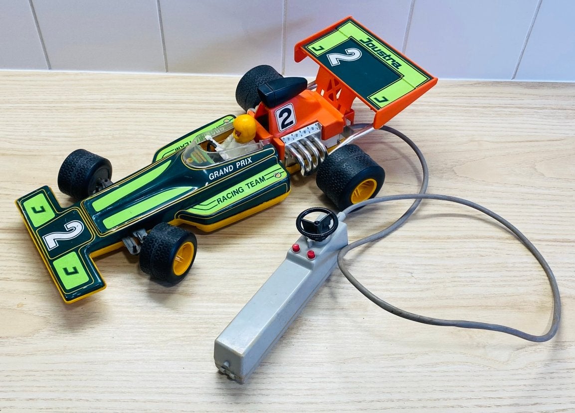 Joustra Grand Prix Formule 1 vintage blikken speelgoed auto, Ophalen of Verzenden, Gebruikt