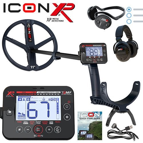 DETECTOR PLAZA: XP ICON ICON-X Ultralicht en Multifrequentie, Hobby en Vrije tijd, Metaaldetectors, Meer dan 30 cm, Nieuw, Ophalen of Verzenden