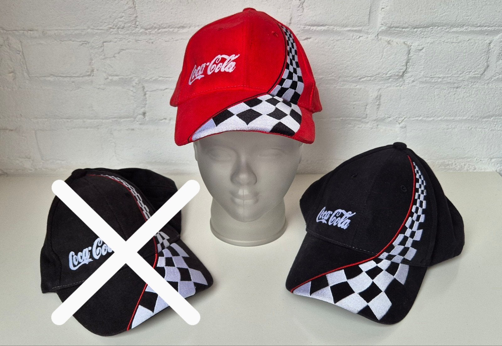 Coca-Cola racing petjes, Coca-Cola, One size fits all, Ophalen of Verzenden, Pet
