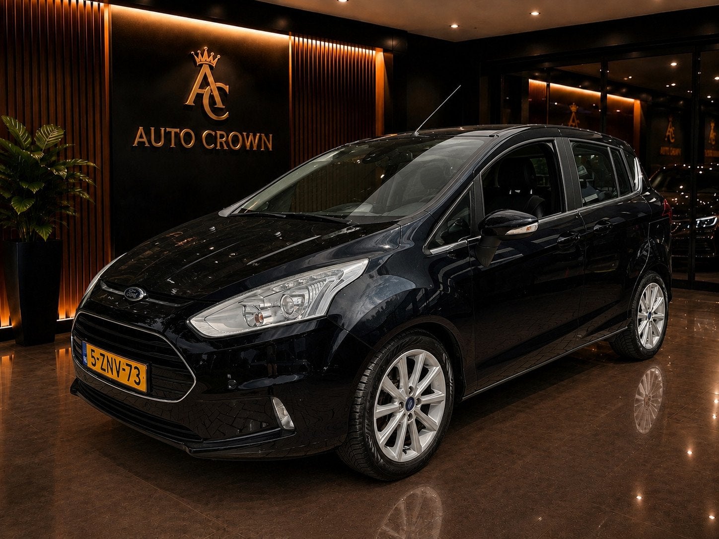 Ford B-Max 1.6 TI-VCT Titanium Automaat 73.392 km’s NAP!, Auto's, Parkeersensor, Gebruikt, 4 cilinders, B-Max