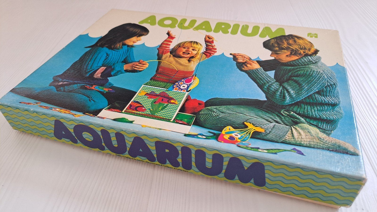 Vintage Jumbo Aquarium jaren 80 - zeer mooie staat, Ophalen of Verzenden, Zo goed als nieuw