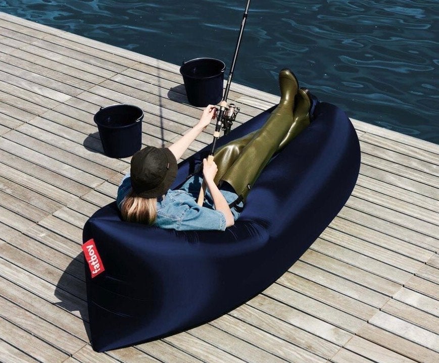 Fatboy Lamzac Luchtbed - Opblaasbaar en Draagbaar, Tuin en Terras, Binnen, Nieuw, Ophalen of Verzenden, Eenpersoons