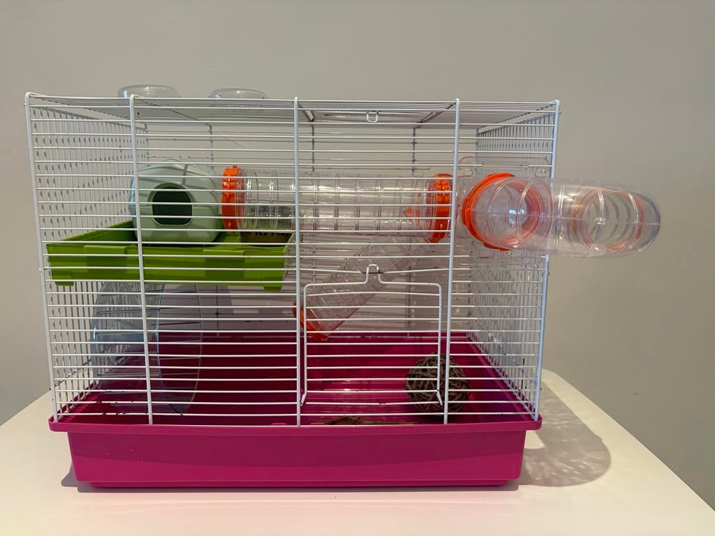 Hamsterkooi en toebehoren, Dieren en Toebehoren, Knaagdieren en Konijnen | Hokken en Kooien, Kooi, Minder dan 75 cm, Hamster, Ophalen