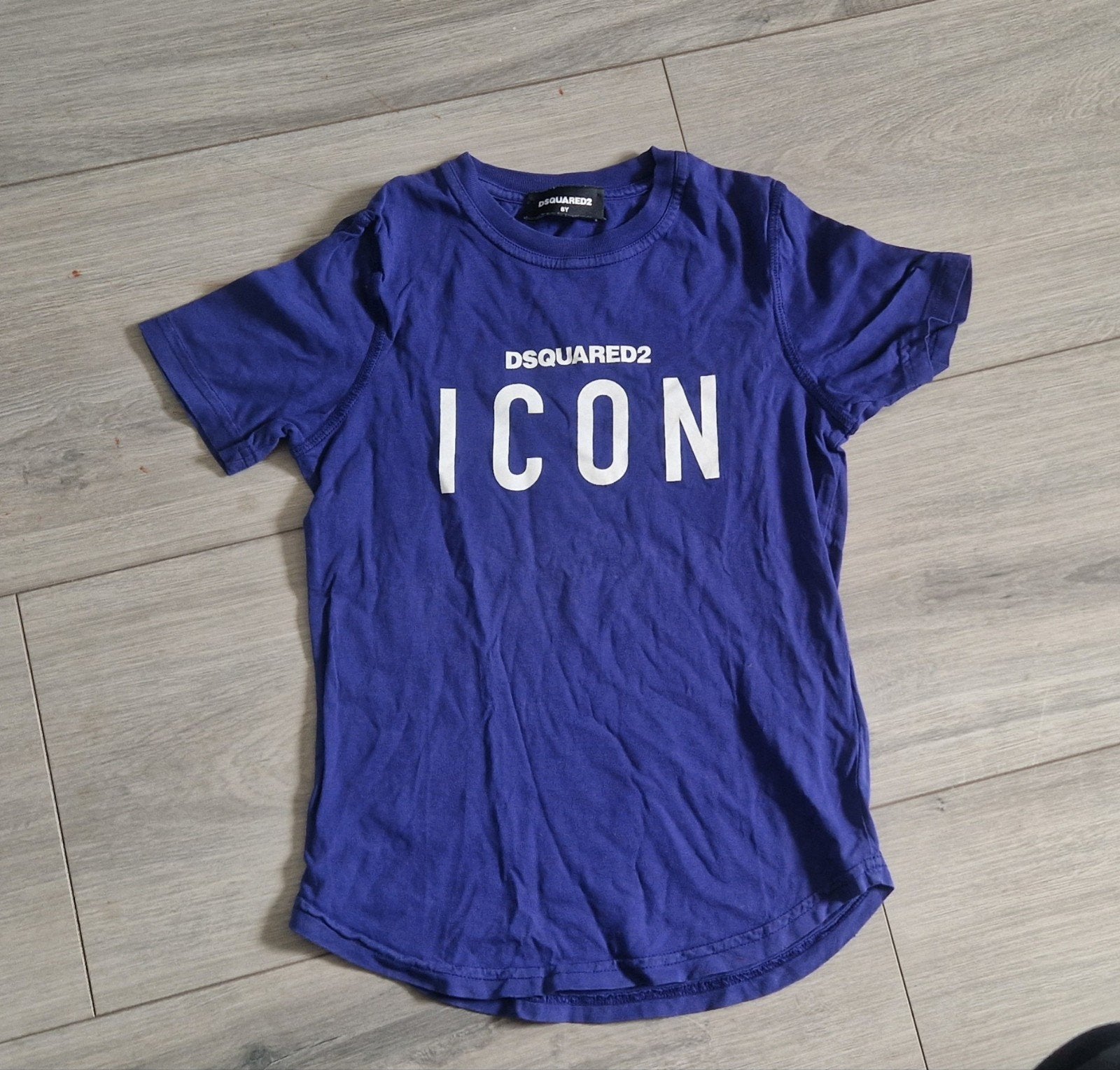Dsquared2 Icon T-shirt voor kinderen - Blauw, Dsquared2, Ophalen of Verzenden, Zo goed als nieuw, Shirt of Longsleeve