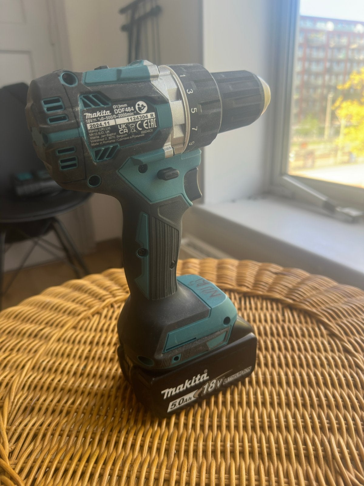 Makita DDF484 Accuboormachine 18V 5.0Ah - Zo goed als nieuw