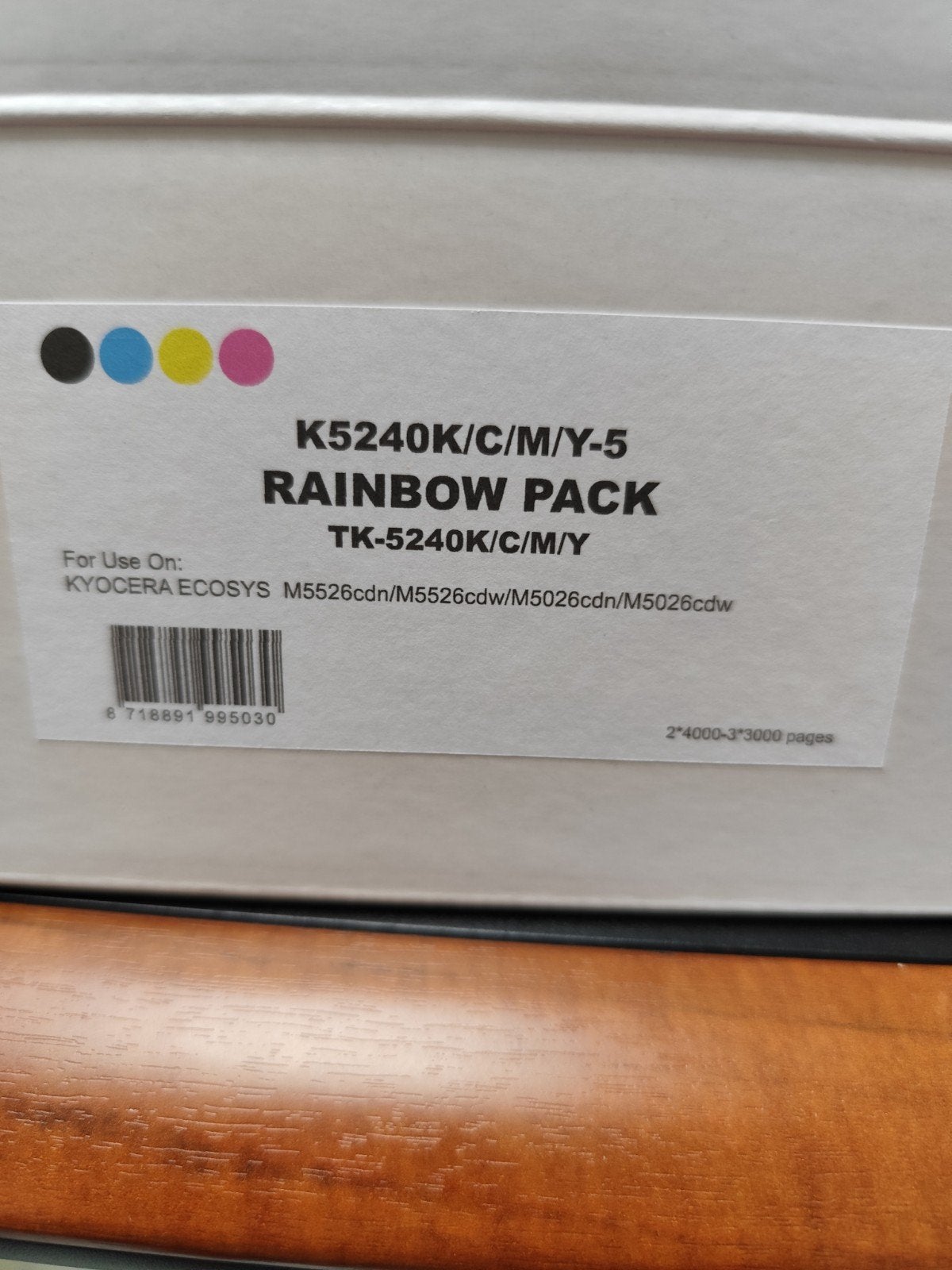 Kyocera TK-5240K/C/M/Y Rainbow Pack Toner, Ophalen, Overige typen