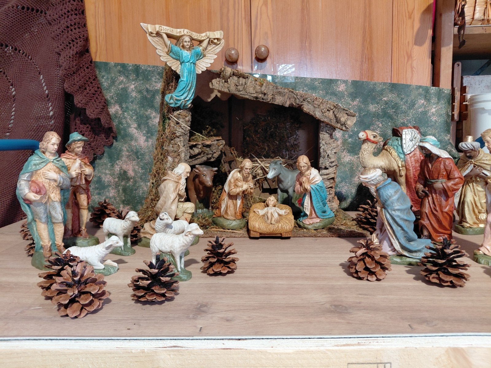 Kerststal Kerstgroep, Ophalen