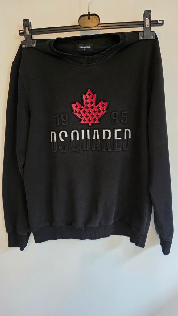 Dsquared2 trui, Dsquared2, Maat 48/50 (M), Zwart, Ophalen of Verzenden