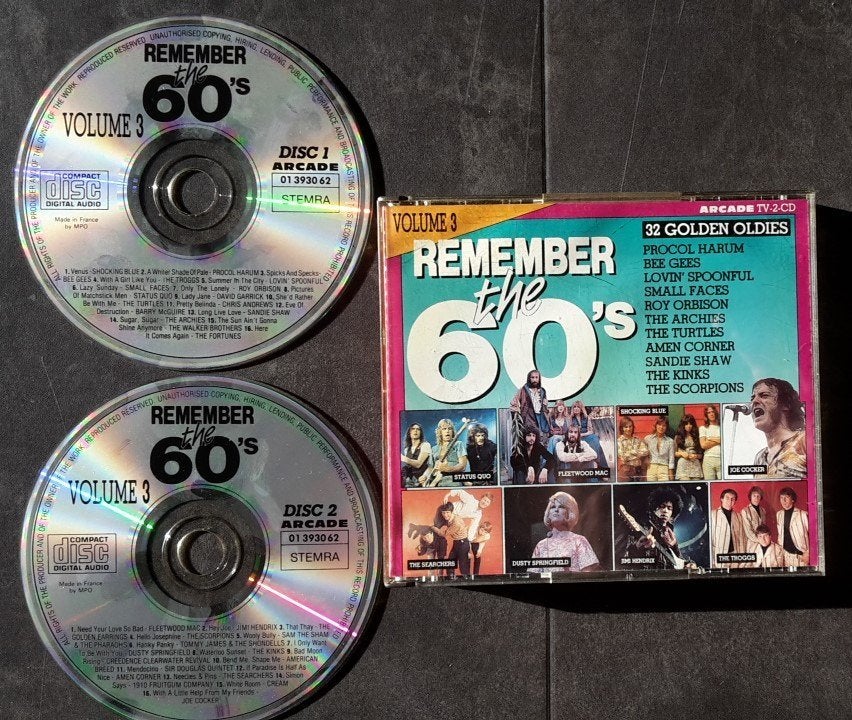 CD - Remember the 60s Volume 3 2xCD - 1960 Sixties, Ophalen of Verzenden, Zo goed als nieuw