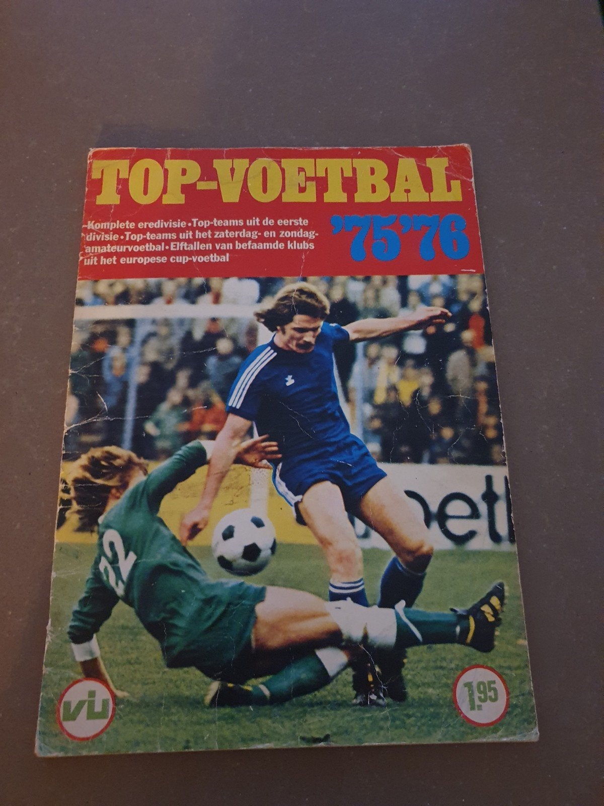 vanderhout Topvoetbal 75/76 compleet album, Ophalen of Verzenden, Zo goed als nieuw, Buitenlandse clubs, Boek of Tijdschrift
