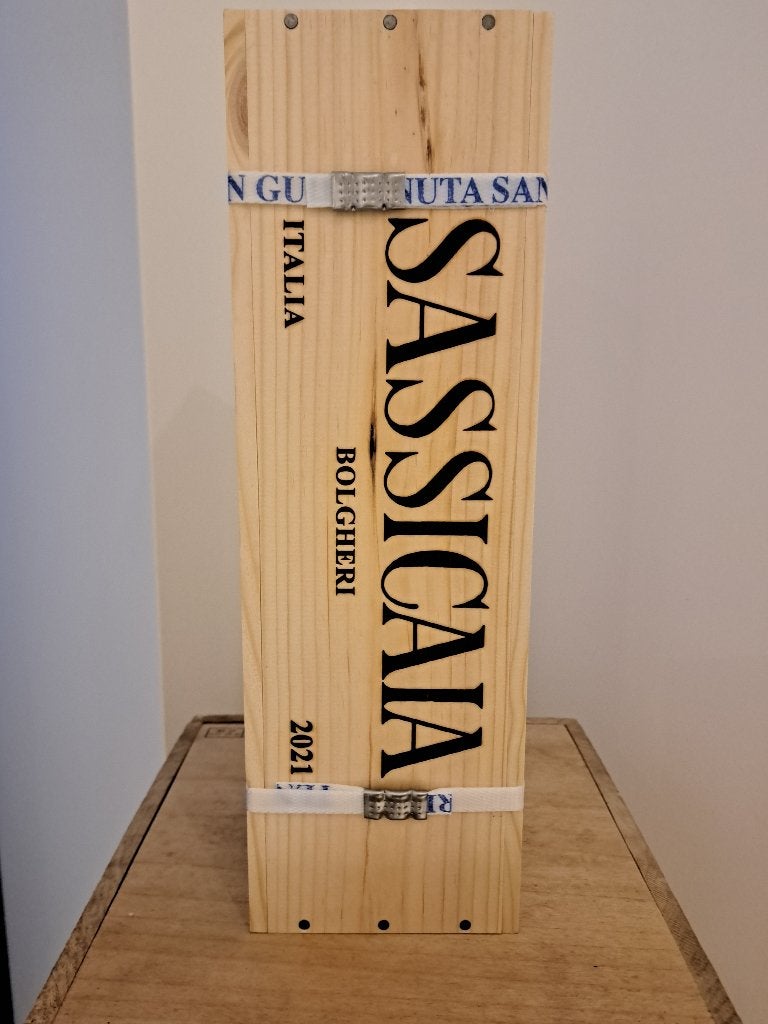 Sassicaia 2021 magnum, Nieuw, Rode wijn, Vol, Italië