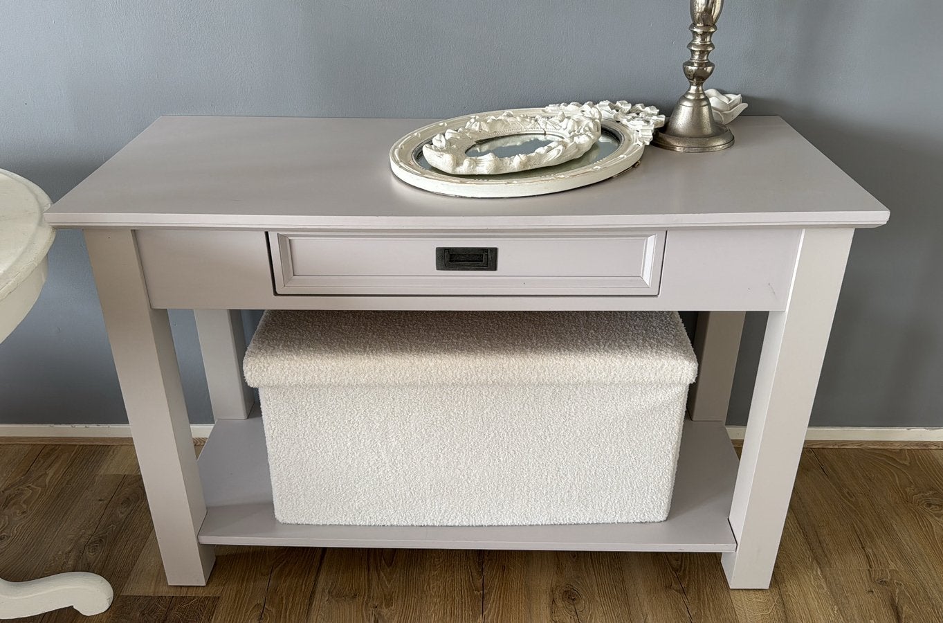 Sidetable, Ophalen, 100 tot 150 cm, Zo goed als nieuw, 25 tot 50 cm
