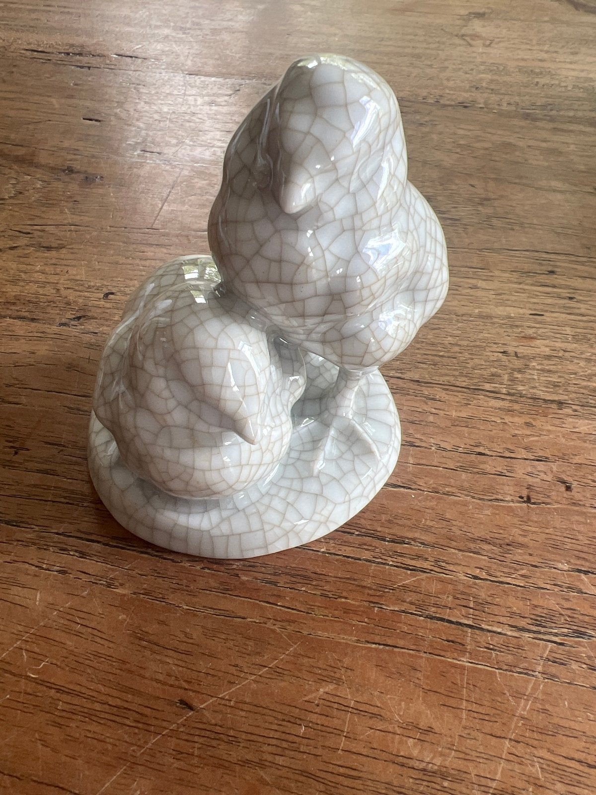 Heubach Craquelé Figuur: Twee Kuikens, Ophalen of Verzenden