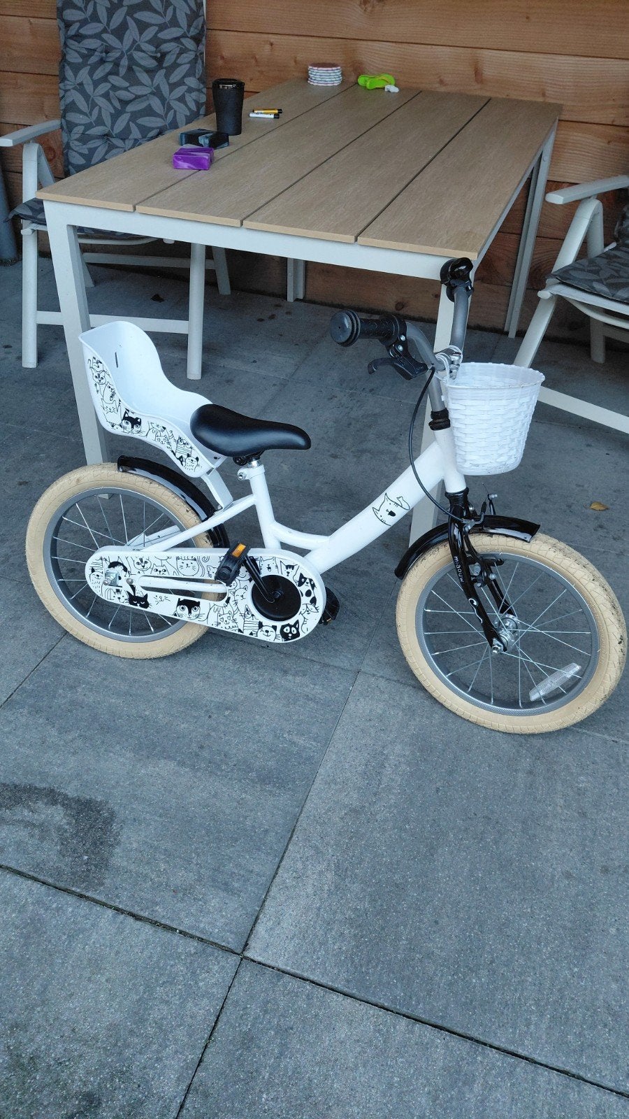 kinderfietsen 16 inch, Ophalen, Zo goed als nieuw, 16 tot 20 inch, Zijwieltjes