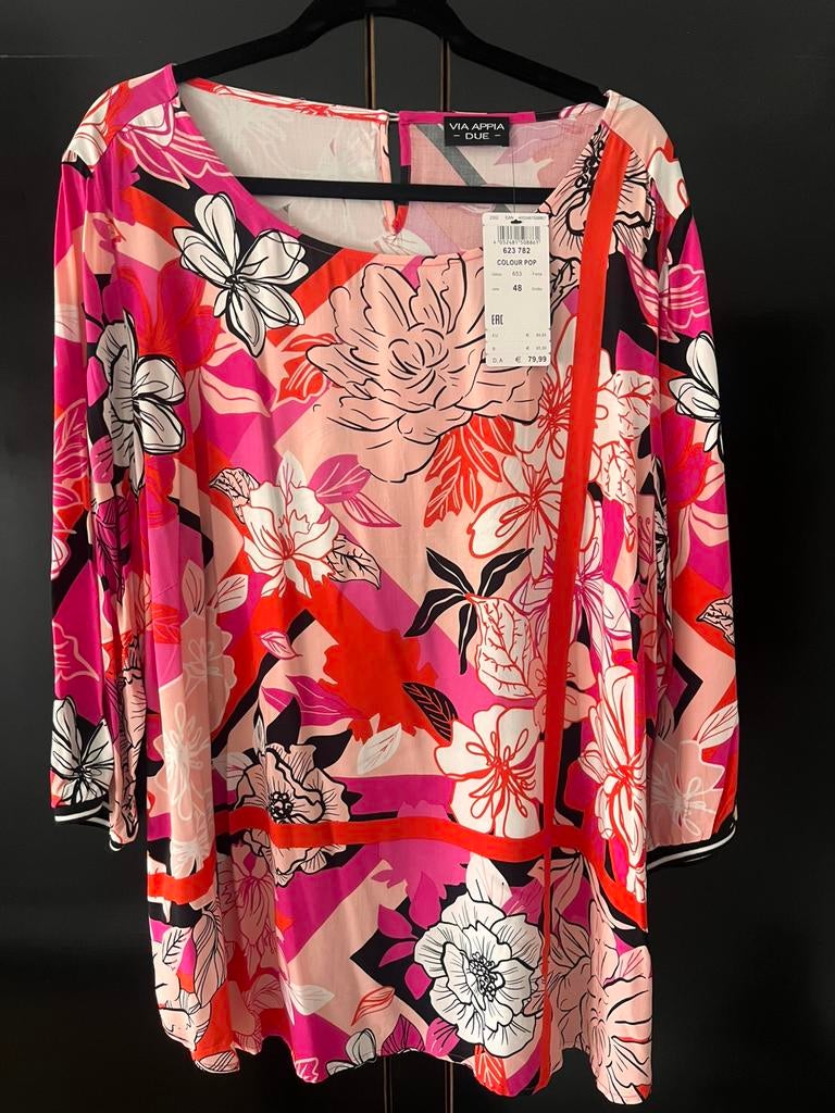 Nieuw  shirt van via Appia Due, Ophalen of Verzenden, Nieuw, Blauw, Shirt of Top