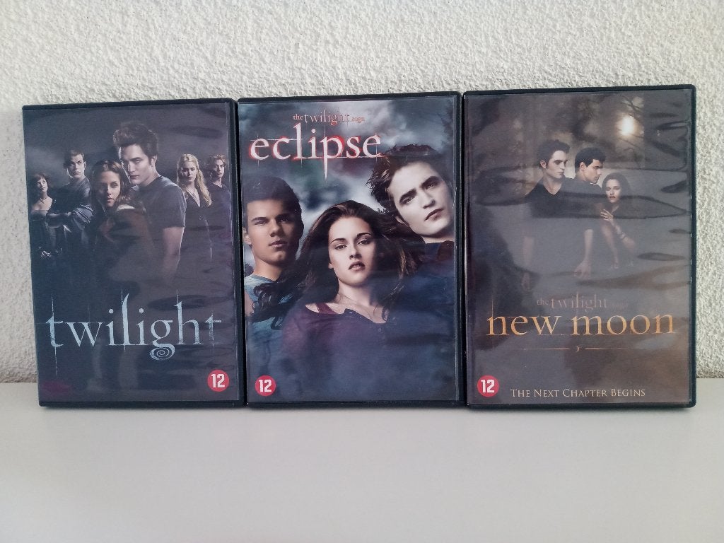 3 DVD'S van TWILIGHT, Vanaf 12 jaar, Ophalen of Verzenden, Gebruikt