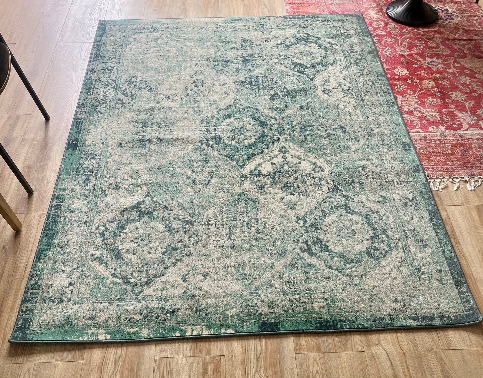 Vloerkleed Ikea Vonsbak, Ophalen, Gebruikt, 150 tot 200 cm, Groen