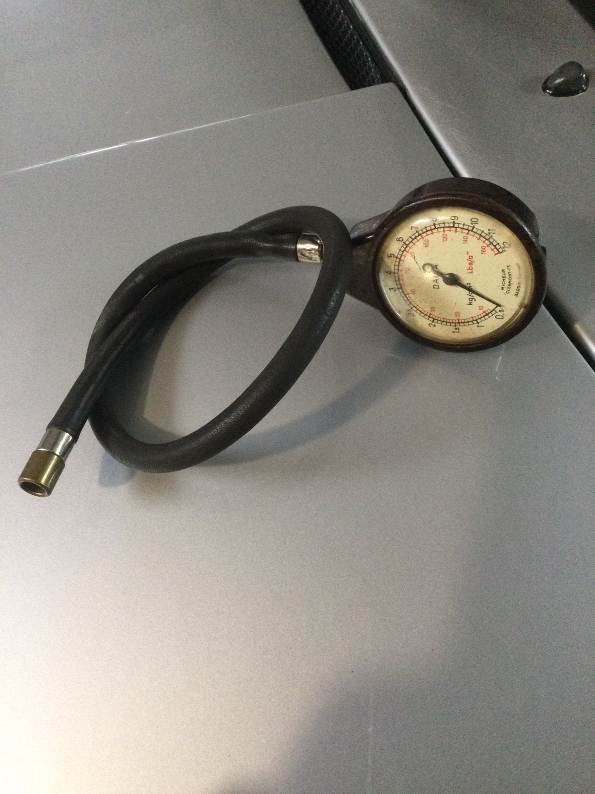 Banden-spanningsmeter Michelin +/- 1930, Ophalen of Verzenden, Gebruikt