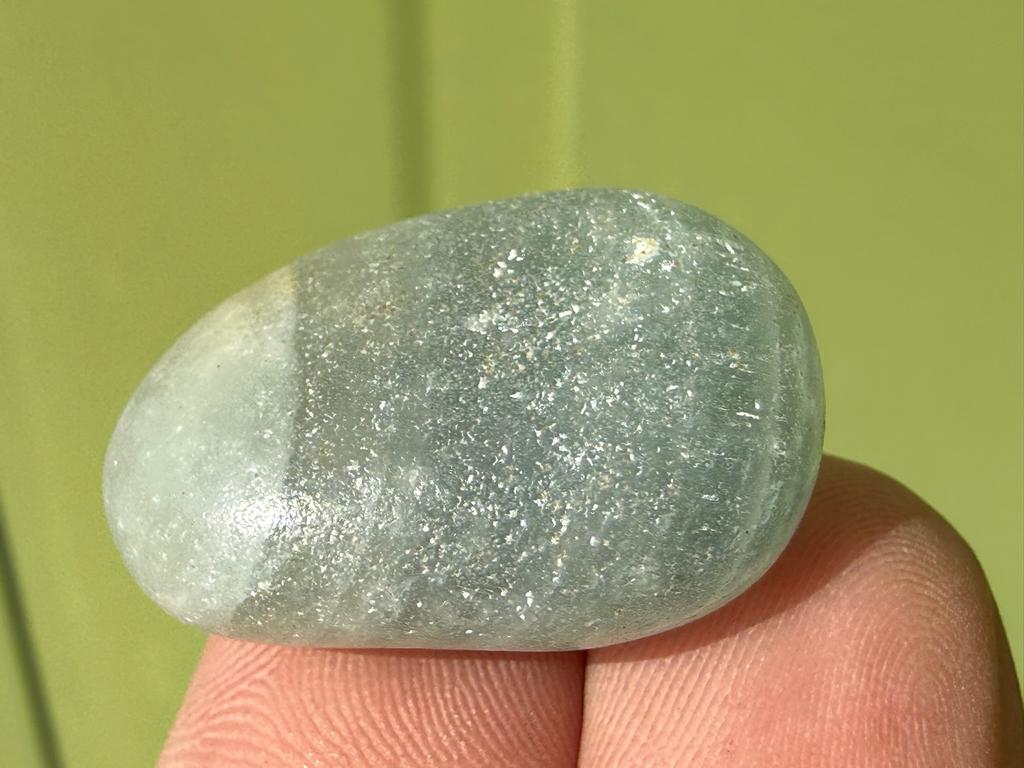 Lemurian Aquatine broekzaksteen mineralen, Ophalen of Verzenden, Mineraal