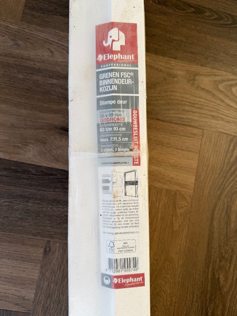 Nieuw binnendeurkozijn Elephant 56x90 mm FSC grenen, Ophalen, Binnendeur, Nieuw, 200 tot 215 cm