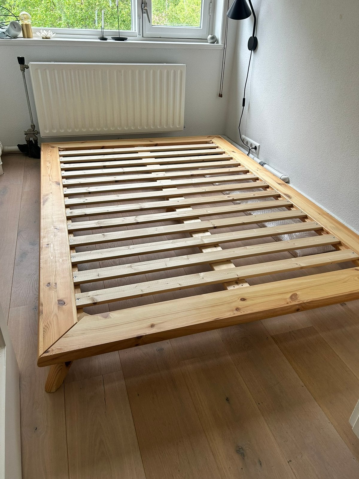 Karup Futonbed Senza Naturel 140x200, Huis en Inrichting, Ophalen, Gebruikt, Tweepersoons, 140 cm