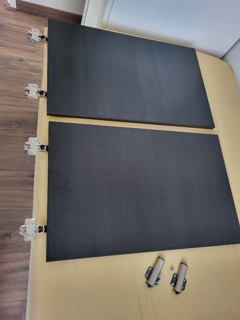 2x Lappviken deur/ladefront, zwartbruin 60x38 cm. Besta., Huis en Inrichting, Ophalen, Zo goed als nieuw