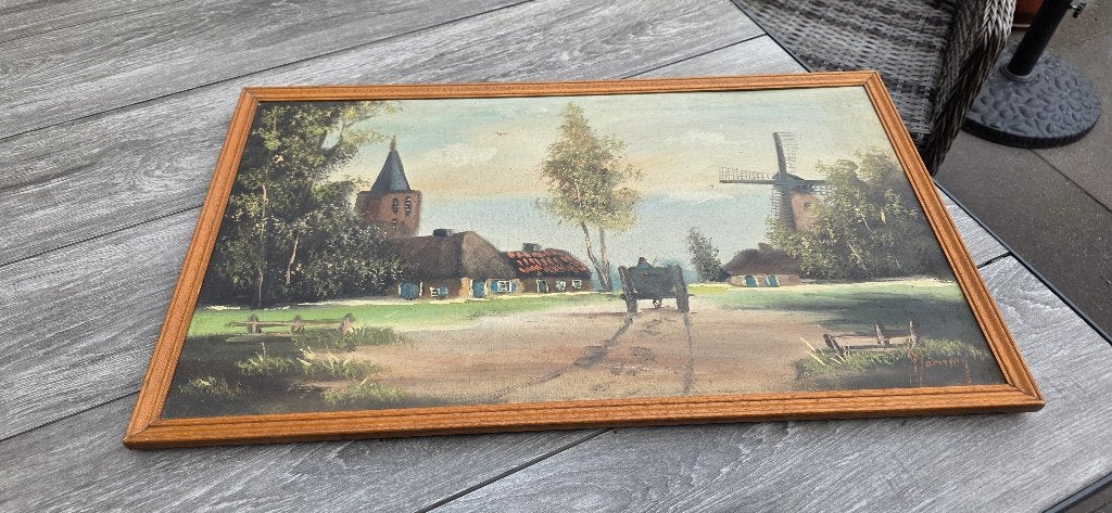 Schilderij, Antiek en Kunst, Kunst | Schilderijen | Klassiek, Ophalen