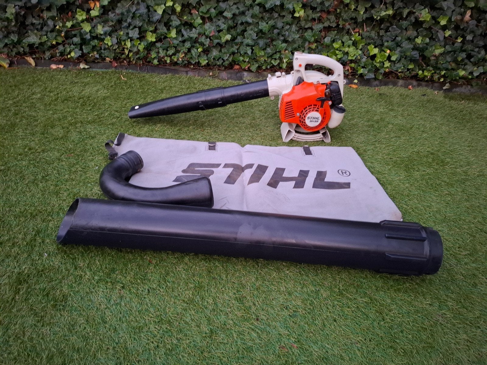 ✅️ Stihl sh 55 bladblazer/ bladzuiger, Gebruikt, Met opvangzak, Handgedragen, Ophalen of Verzenden