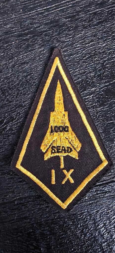 9 Squadron Panavia Tornado SEAD RAF  Patch ..vkk, Verzamelen, Ophalen of Verzenden, Luchtmacht, Engeland, Embleem of Badge