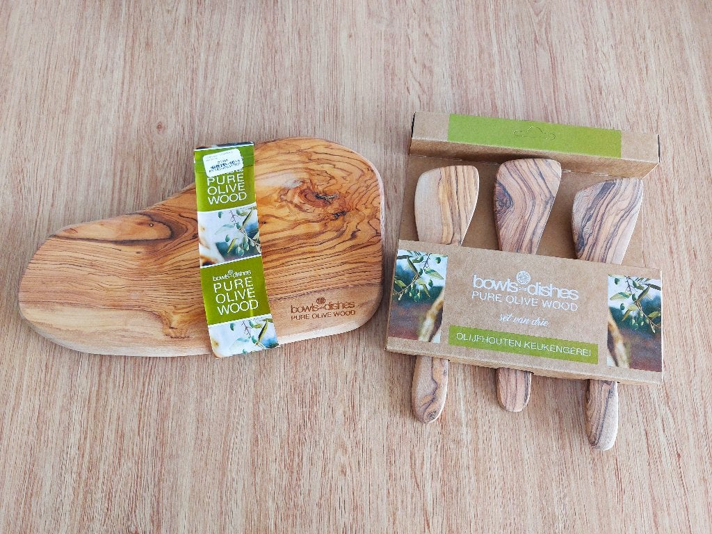 Bowls and Dishes Pure Olive Wood olijfhouten, Ophalen of Verzenden, Nieuw, Hout