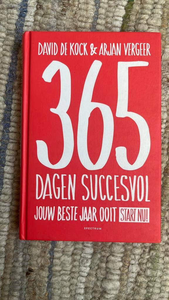 Arjan Vergeer - 365 dagen succesvol, Ophalen of Verzenden, Zo goed als nieuw, Arjan Vergeer; David de Kock