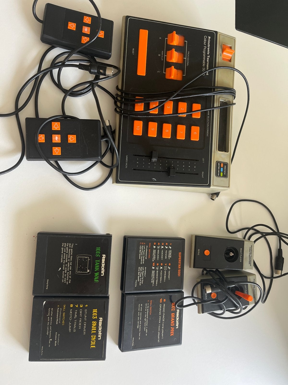 Vintage Prinztronic Colour Programmable 50 met 4 Radolin gam, Spelcomputers en Games, Spelcomputers | Overige, Gebruikt, Overige merken